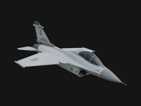Military Jet Fighter Model Design 16 - 3D Print Model Modello di stampa 3D