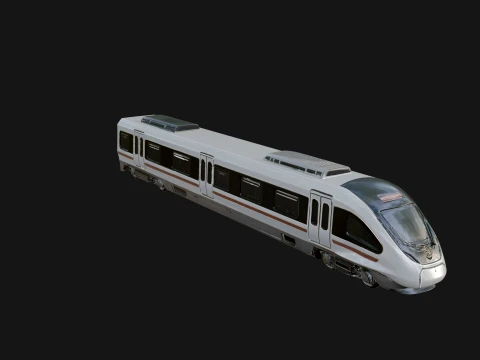 High Speed Train Model Design 7 - 3D Print Model 3D Print Model