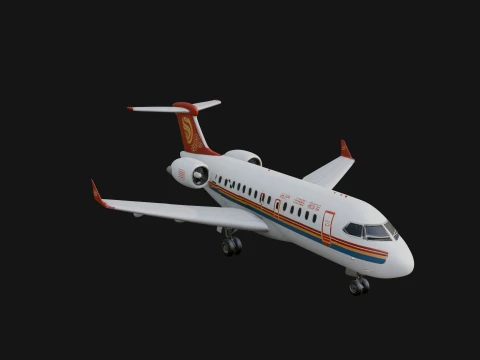 Airliner Plane Model Design 5 - 3D Print Model 3D Print Model