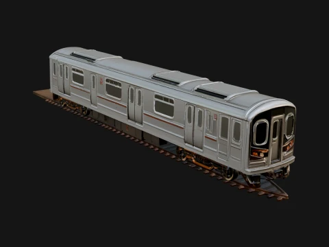 Subway Train Car Model Design 5 - 3D Print Model 3Dプリントモデル