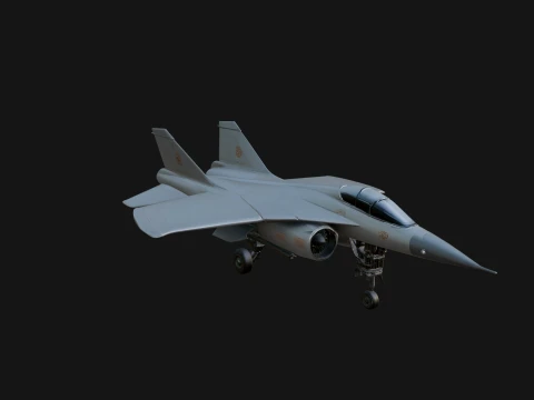 Military Jet Fighter Model Design 18 - 3D Print Model 3D Print Model