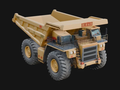 Dump Truck Model Design 30 - 3D Print Model 3D Принт Модель