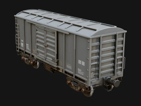 Freight Train Wagon Model Design 2 - 3D Print Model 3D printmodel