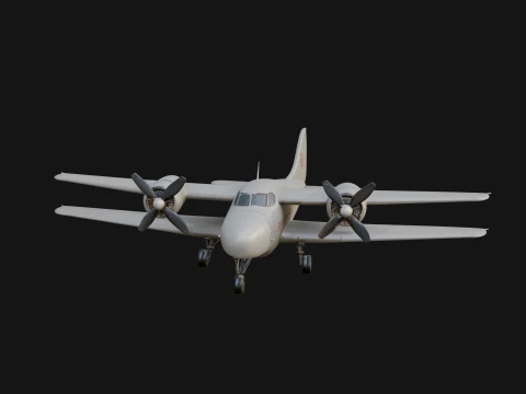 Military Cargo Plane Model Design 16 - 3D Print Model 3D Print Model
