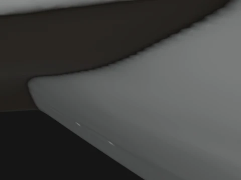 Sci Fi Transport Plane Model Design 1 - 3D Print Model 3D Print Model