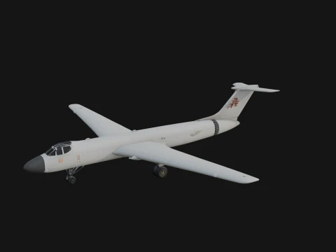 Military Cargo Plane Model Design 17 - 3D Print Model 3D Принт Модель
