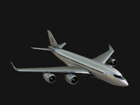 Airliner Plane Model Design 7 - 3D Print Model 3D Print Model