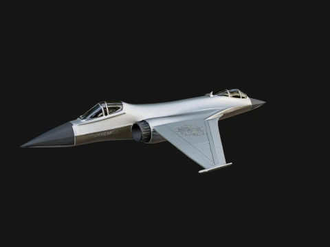 Military Jet Fighter Model Design 21 - 3D Print Model 3D Print Model