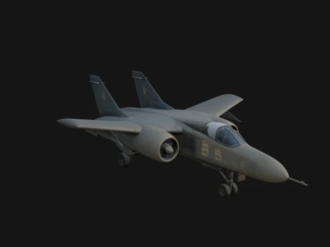 Military Jet Fighter Model Design 25 - 3D Print Model 3D Print Model
