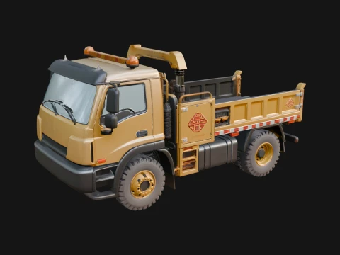 Compact Tipper Truck Model Design 3 - 3D Print Model 3D 프린트 모델