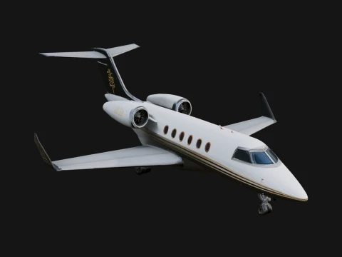 Private Jet Model Design 5 - 3D Print Model 3D Print Model