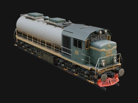 Diesel Locomotive Model Design 3 - 3D Print Model 3D Print Model