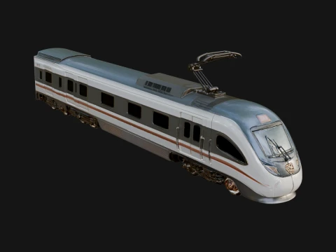 High Speed Train Model Design 8 - 3D Print Model 3D Print Model