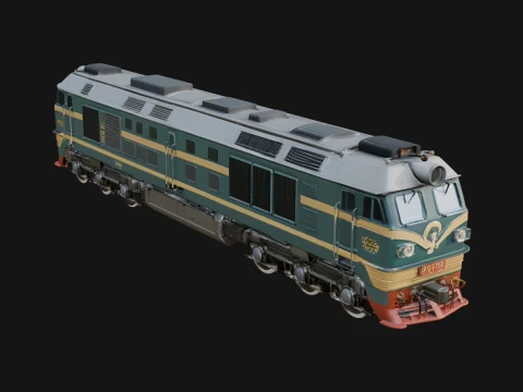 Diesel Locomotive Model Design 4 - 3D Print Model 3D Print Model