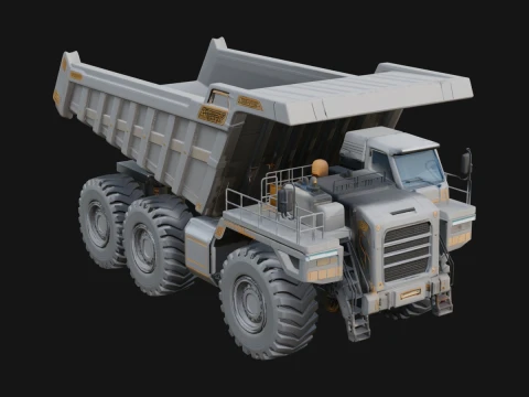 Dump Truck Model Design 33 - 3D Print Model 3D Принт Модель