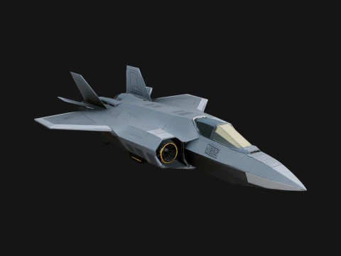 Military Jet Fighter Model Design 28 - 3D Print Model 3D Print Model