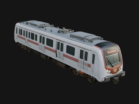 Subway Train Car Model Design 9 - 3D Print Model 3D Print Model