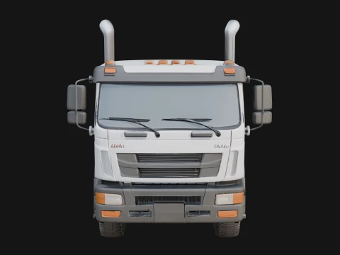 Flatbed Truck Model Design 4 - 3D Print Model 3D Print Model