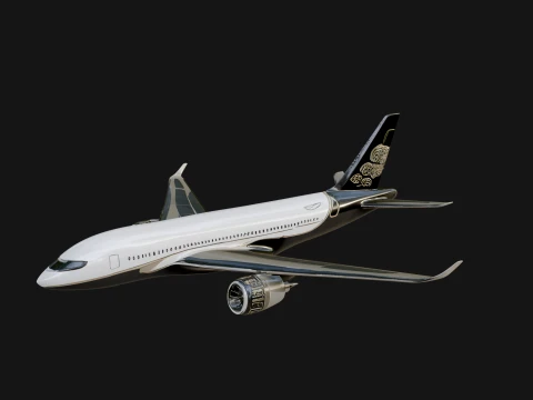 Airliner Plane Model Design 9 - 3D Print Model 3D Print Model