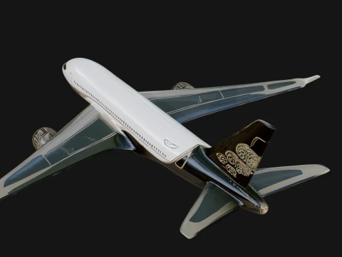 Airliner Plane Model Design 9 - 3D Print Model 3D Print Model