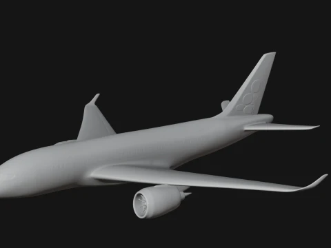 Airliner Plane Model Design 9 - 3D Print Model 3D Print Model