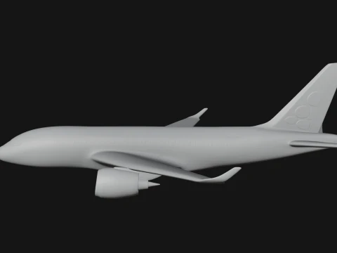 Airliner Plane Model Design 9 - 3D Print Model 3D Print Model