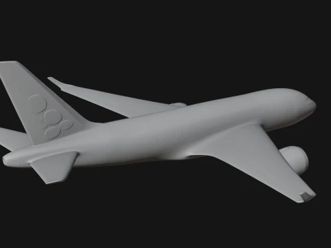 Airliner Plane Model Design 9 - 3D Print Model 3D Print Model
