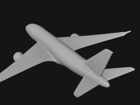 Airliner Plane Model Design 9 - 3D Print Model 3D Print Model