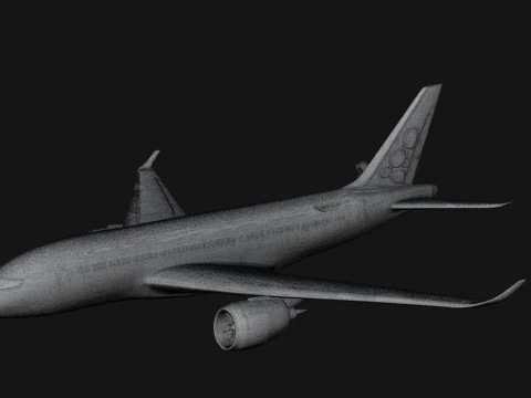 Airliner Plane Model Design 9 - 3D Print Model 3D Print Model