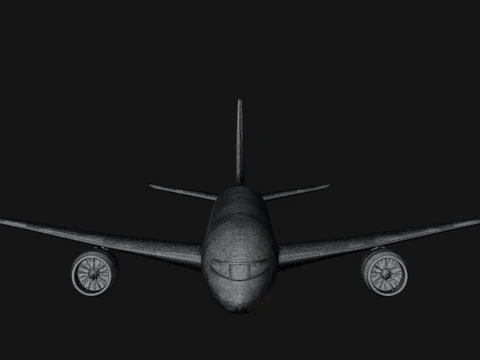 Airliner Plane Model Design 9 - 3D Print Model 3D Print Model
