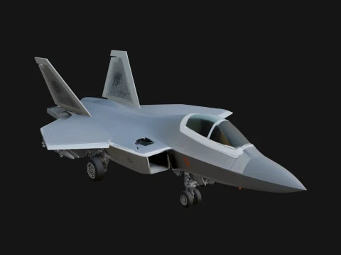 Military Jet Fighter Model Design 32 - 3D Print Model 3D Print Model