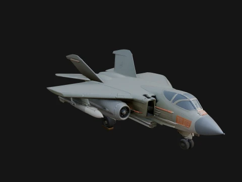 Military Jet Fighter Model Design 34 - 3D Print Model 3D Print Model