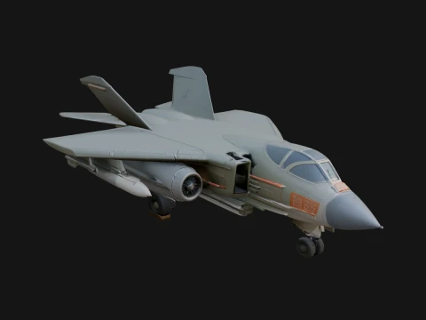 Military Jet Fighter Model Design 34 - 3D Print Model 3D Print Model