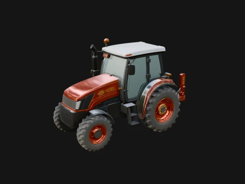 Farm Tractor Model Design 21 - 3D Print Model 3Dプリントモデル
