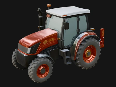 Farm Tractor Model Design 21 - 3D Print Model 3D 프린트 모델