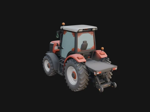 Farm Tractor Model Design 22 - 3D Print Model 3Dプリントモデル