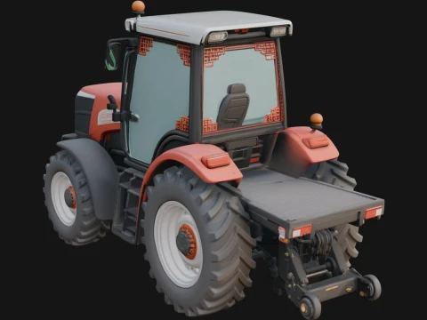 Farm Tractor Model Design 22 - 3D Print Model 3D 프린트 모델
