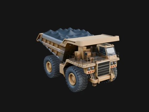 Dump Truck Model Design 34 - 3D Print Model 3D printmodel