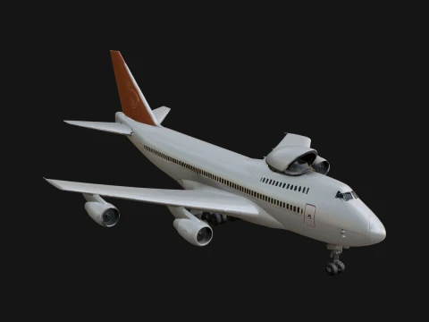 Airliner Plane Model Design 10 - 3D Print Model 3D Print Model