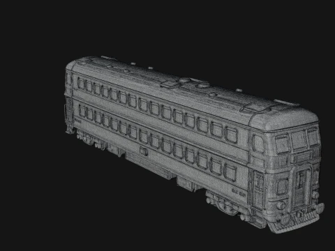 Passenger Train Car Model Design 9 - 3D Print Model 3D Print Model