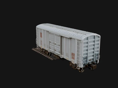 Freight Train Wagon Model Design 4 - 3D Print Model 3D Print Model