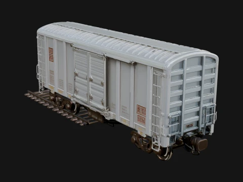 Freight Train Wagon Model Design 4 - 3D Print Model 3D Print Model