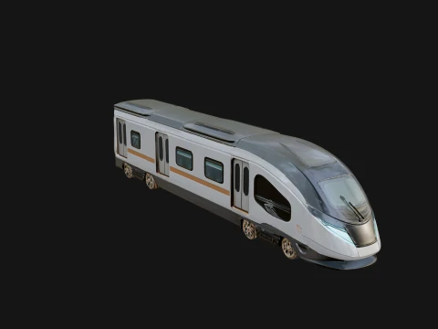 High Speed Train Model Design 9 - 3D Print Model 3D Print Model
