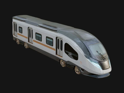 High Speed Train Model Design 9 - 3D Print Model 3D Print Model