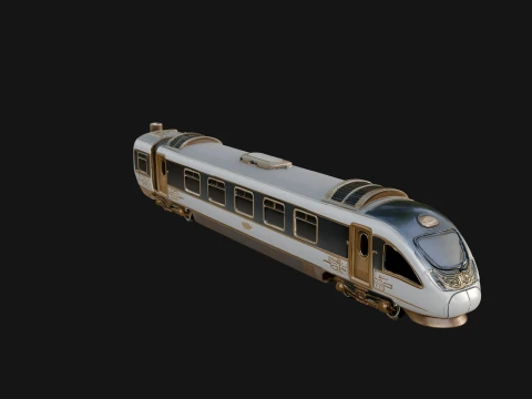 High Speed Train Model Design 10 - 3D Print Model 3D Print Model