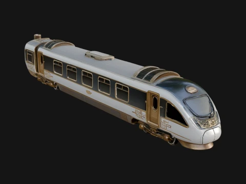 High Speed Train Model Design 10 - 3D Print Model 3D Print Model