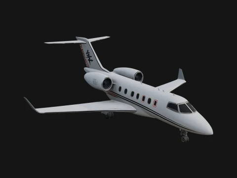 Private Jet Model Design 6 - 3D Print Model 3D Print Model