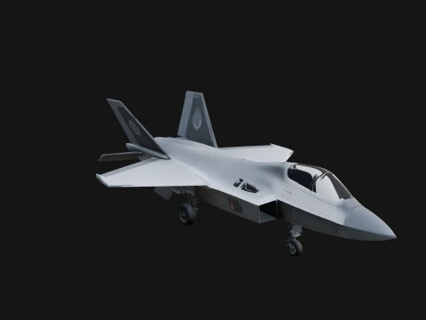 Military Jet Fighter Model Design 41 - 3D Print Model 3D Print Model
