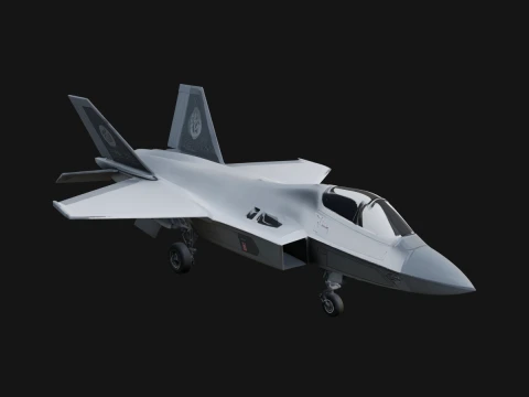 Military Jet Fighter Model Design 41 - 3D Print Model 3D Print Model