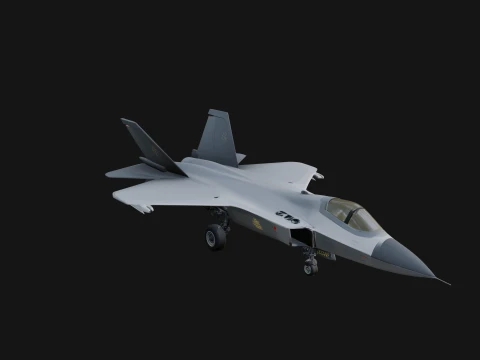 Military Jet Fighter Model Design 42 - 3D Print Model 3D Print Model